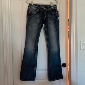 Miss Me jeans fleur de lis pocket